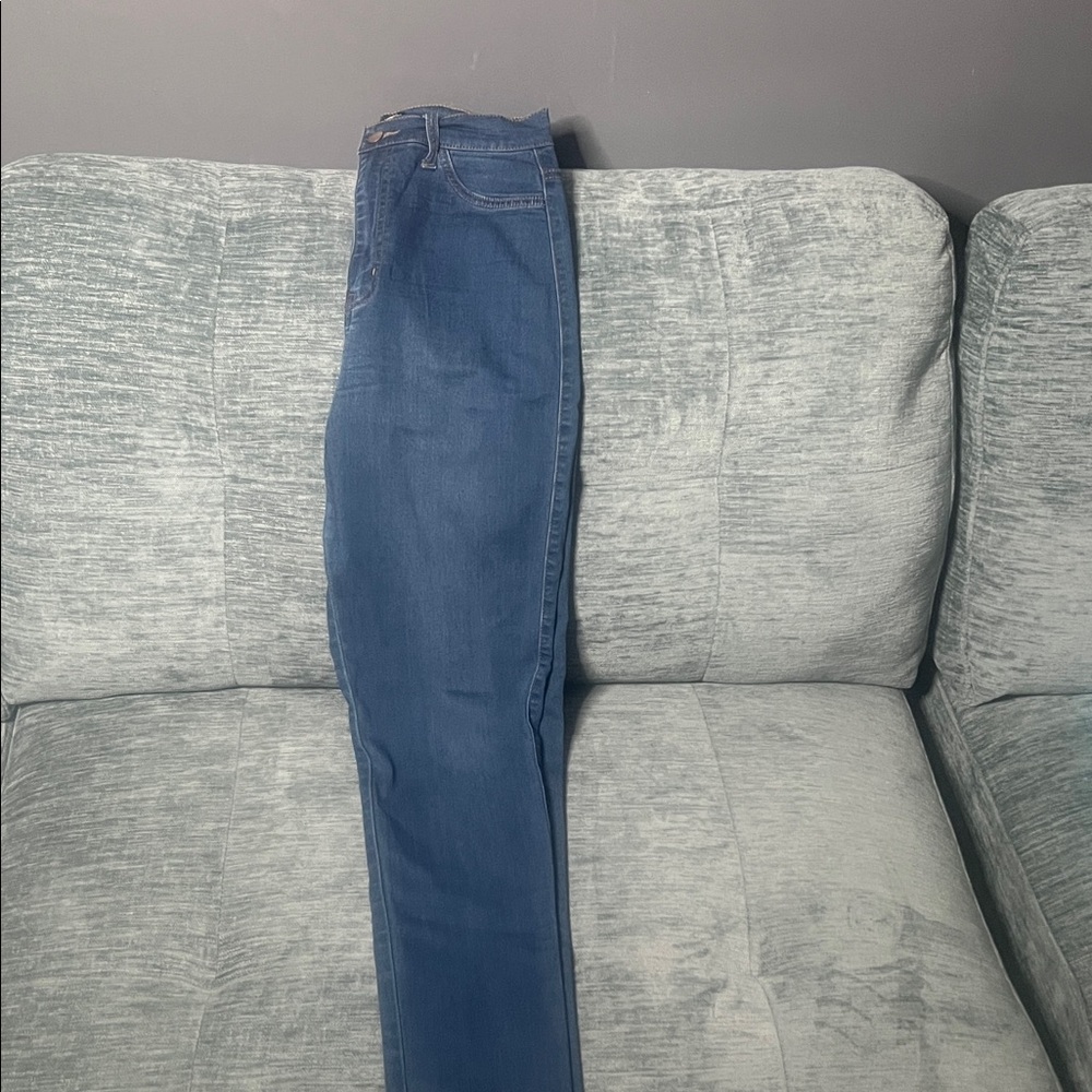 Fashion Nova Deep Blue Straight Leg Jeans